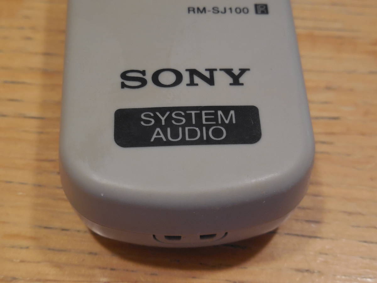 SONY ソニー オーディオリモコン　RM-SJ100 中古品_画像4