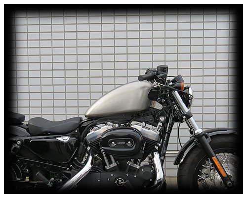 レプリカ スポーツスターキングガスタンク 04-06y XL ハーレー スポーツスター キャブ車用　XL883 XL1200_画像3