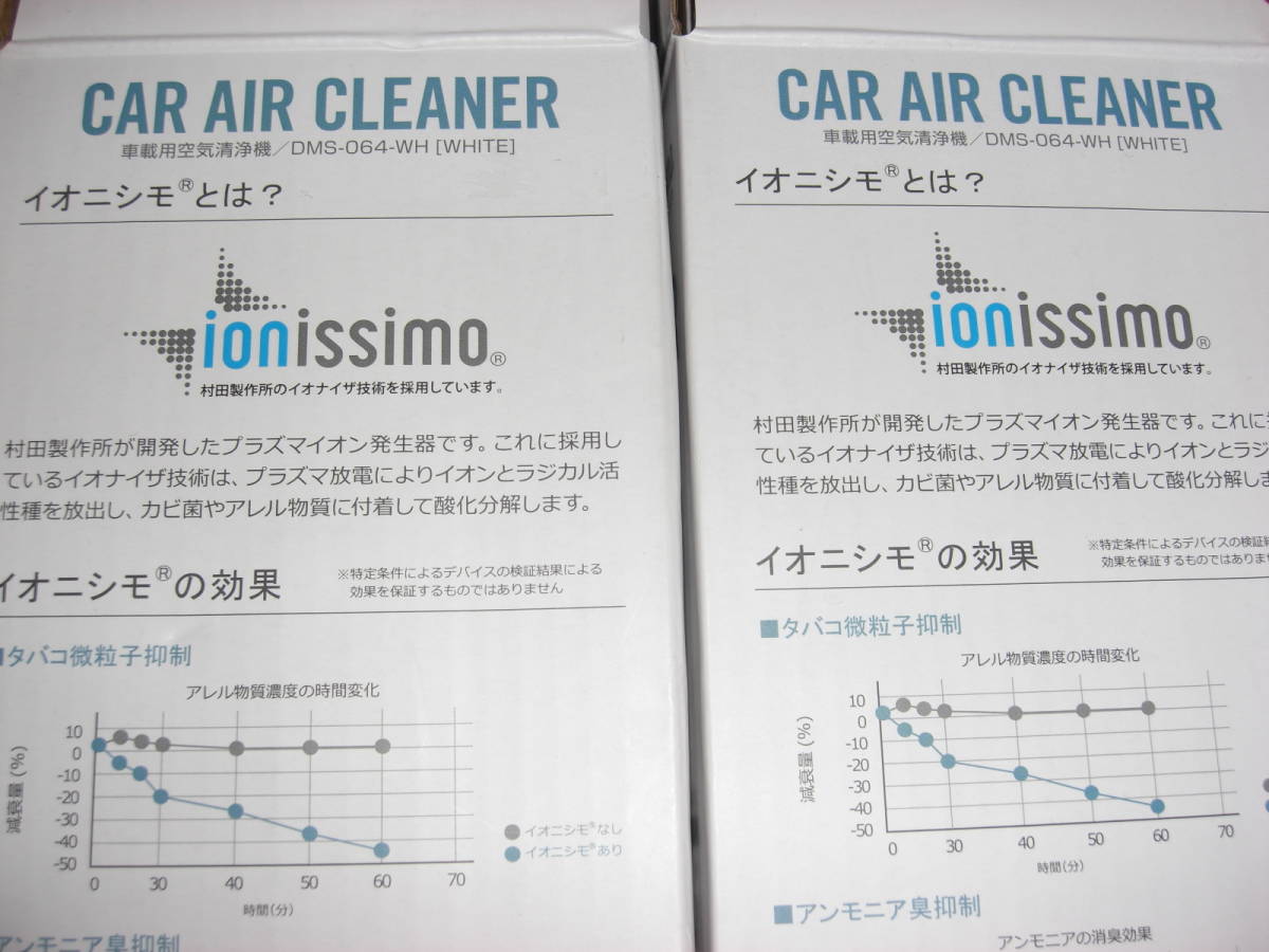 AIR CLEANER　空気清浄機 ionissimo イオニシモ　２個_画像7