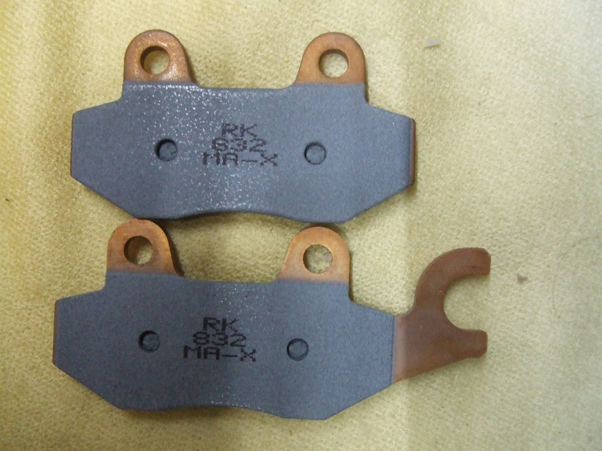 RKジャパン（RK JAPAN） RK BRAKE PAD MEGA ALLOY X RK-832MA-X 開封後未使用保管委託品_画像2