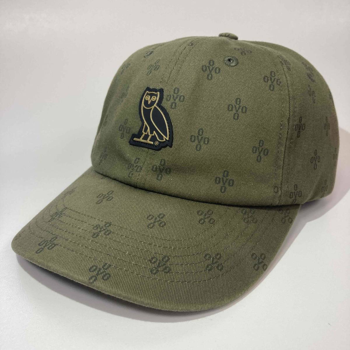 19FW October's Very Own sportcap monogram OVO カーキ モノグラム キャップ