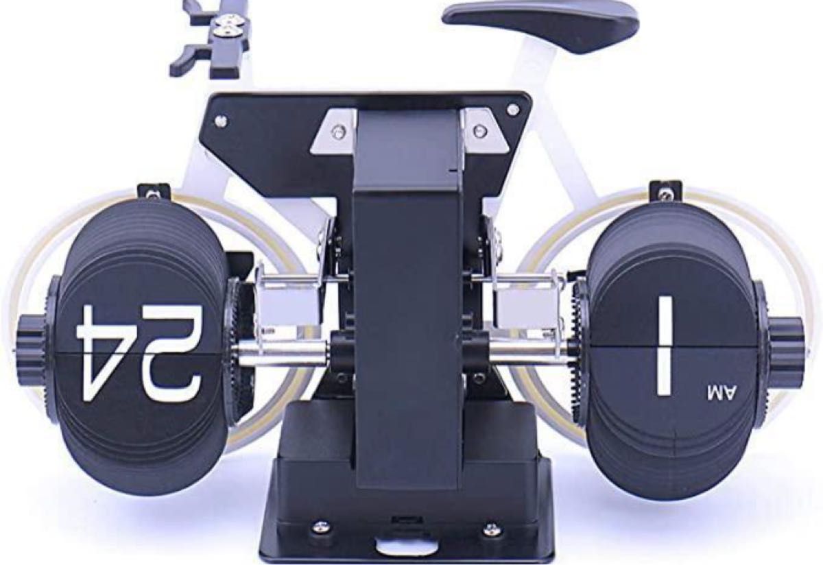 フリップクロック 自転車パタパタ時計置き時計スタンド 玄関 リビング インテリア マウンテンバイク バイク