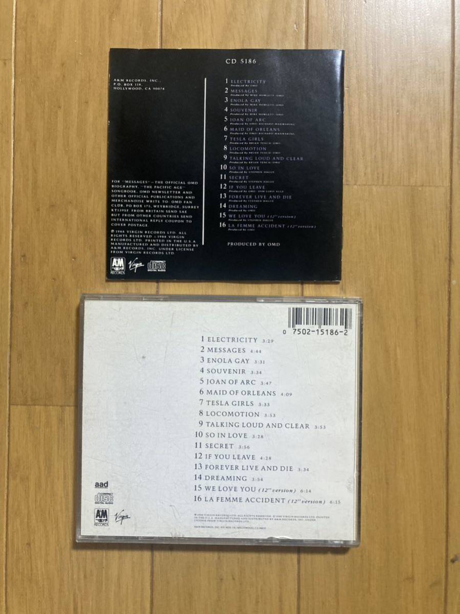 ○《輸入盤》ベスト【OMD】『ベスト・オブ・OMD』CD_画像2