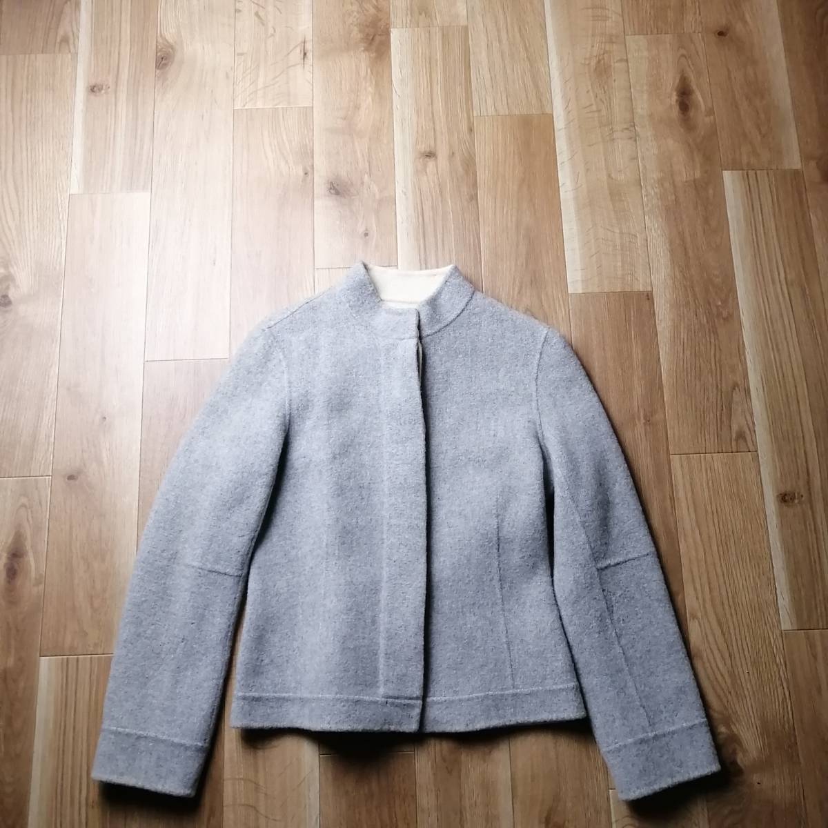 訳あり JCREW J.CREW ジェイクルー ジャケット ウール ライダース 毛100 S～M相当 23-1218bu01_画像1