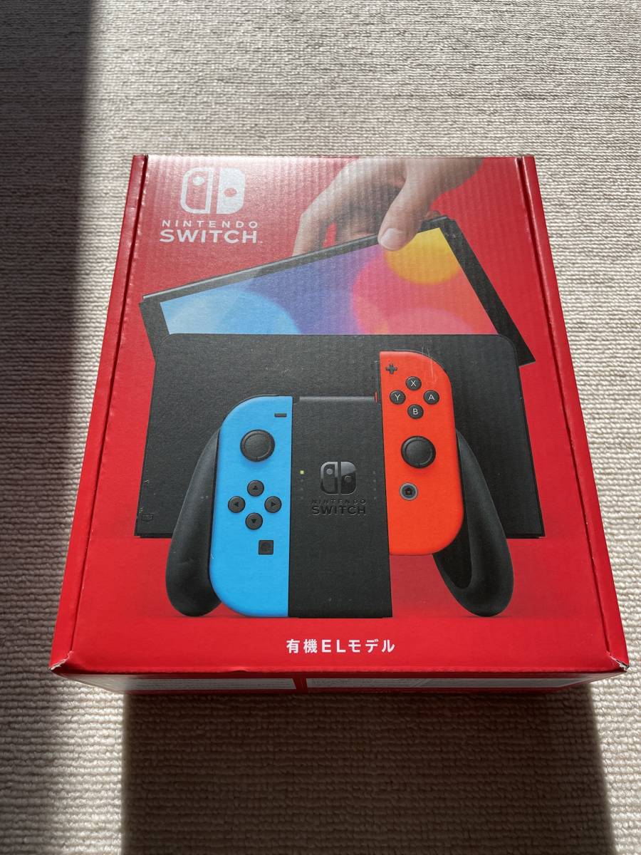 新品未使用】 Nintendo Switch(有機ELモデル) Joy-Con(L) ネオンブルー