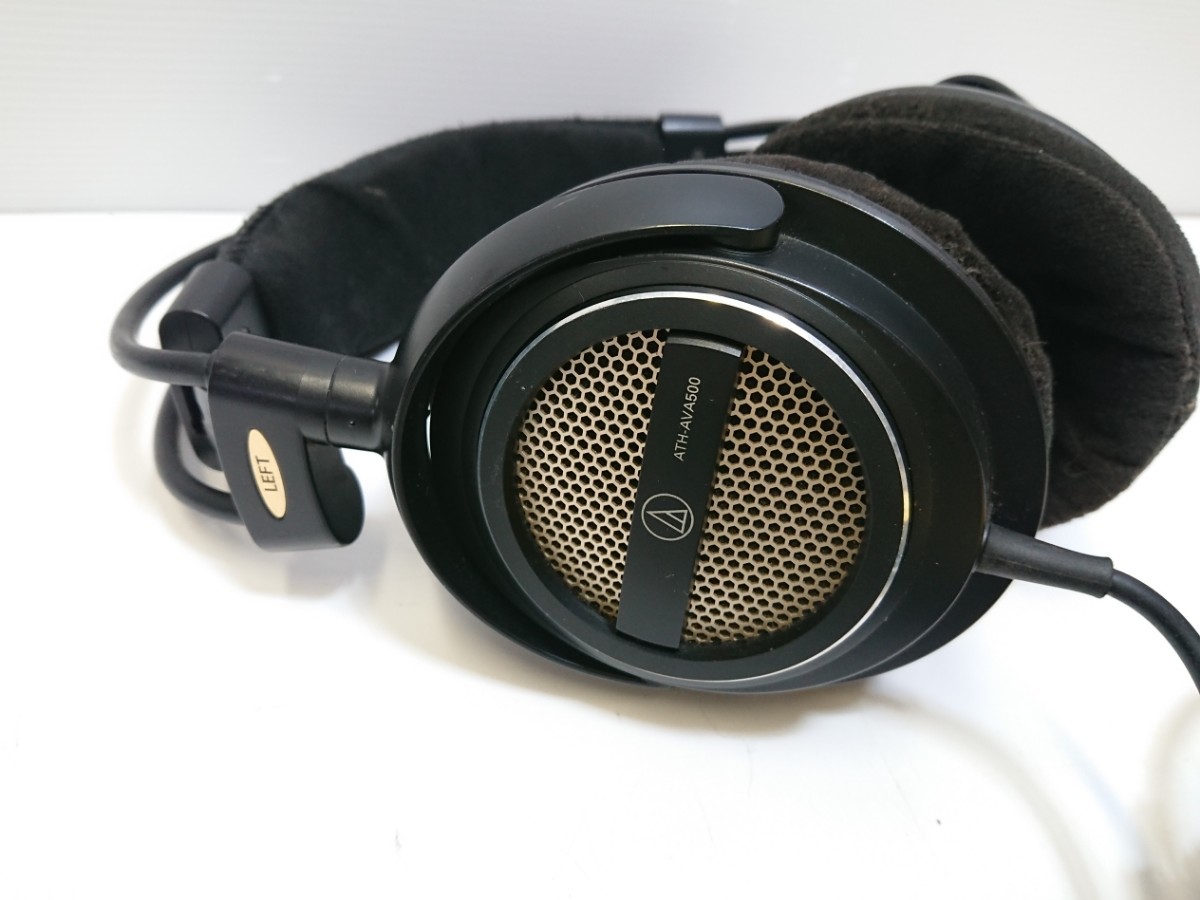 管理1256 audio-technica オーディオテクニカ ATH-AVA500 ヘッドホン 左右ともに音出し確認済み 現状品_画像2