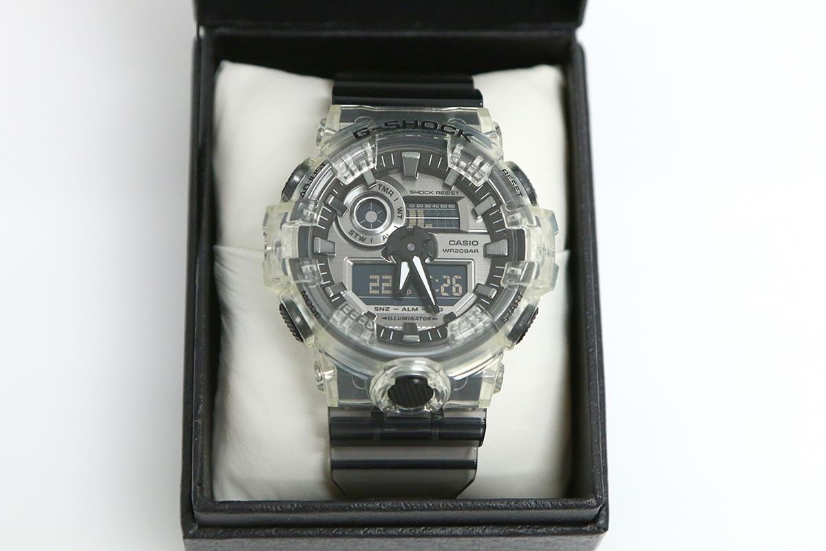 美品｜カシオ G-SHOCK GA-700SK-1AJF クォーツ腕時計 アナログデジタル χN727-2G6_画像1