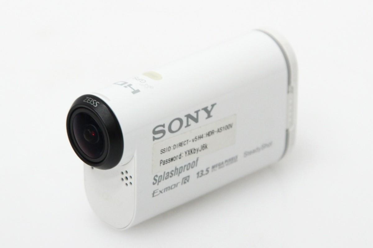 並品｜ソニー HDR-AS100V デジタルHDビデオカメラレコーダー アクションカム γT298-2Q2B
