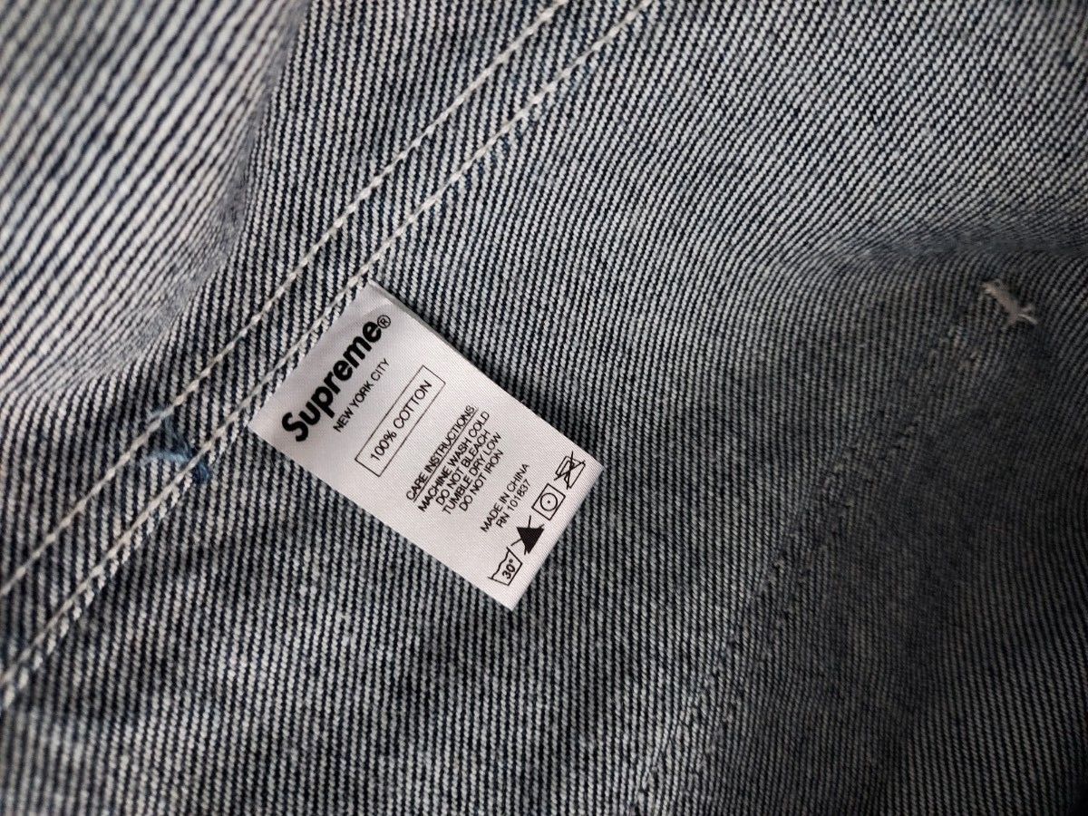 Supreme~ 総柄ロゴ デニムジャケット L DENIM JACKET デニム Supreme~ 総柄ロゴ デニムジャケット L DENIM JACKET デニム