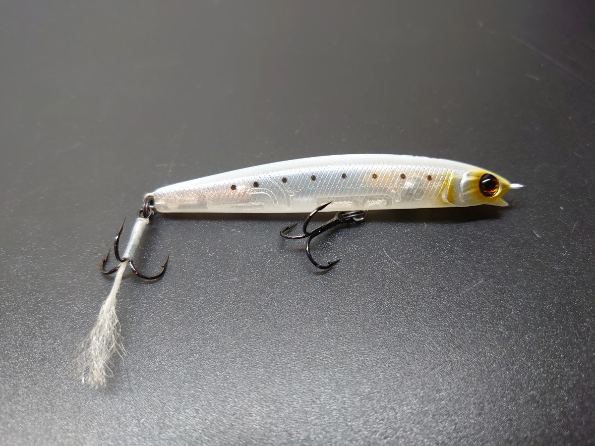 【定形外120円】ジャッカル セイラミノー 70F ホワイト系 JACKALL SEIRA MINNOW 70 F 静乱_画像2