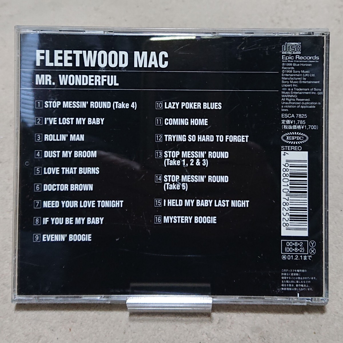 【CD】フリートウッド・マック/ミスター・ワンダフル《国内盤》Fleetwood Mac/Mr.Wonderful_画像2