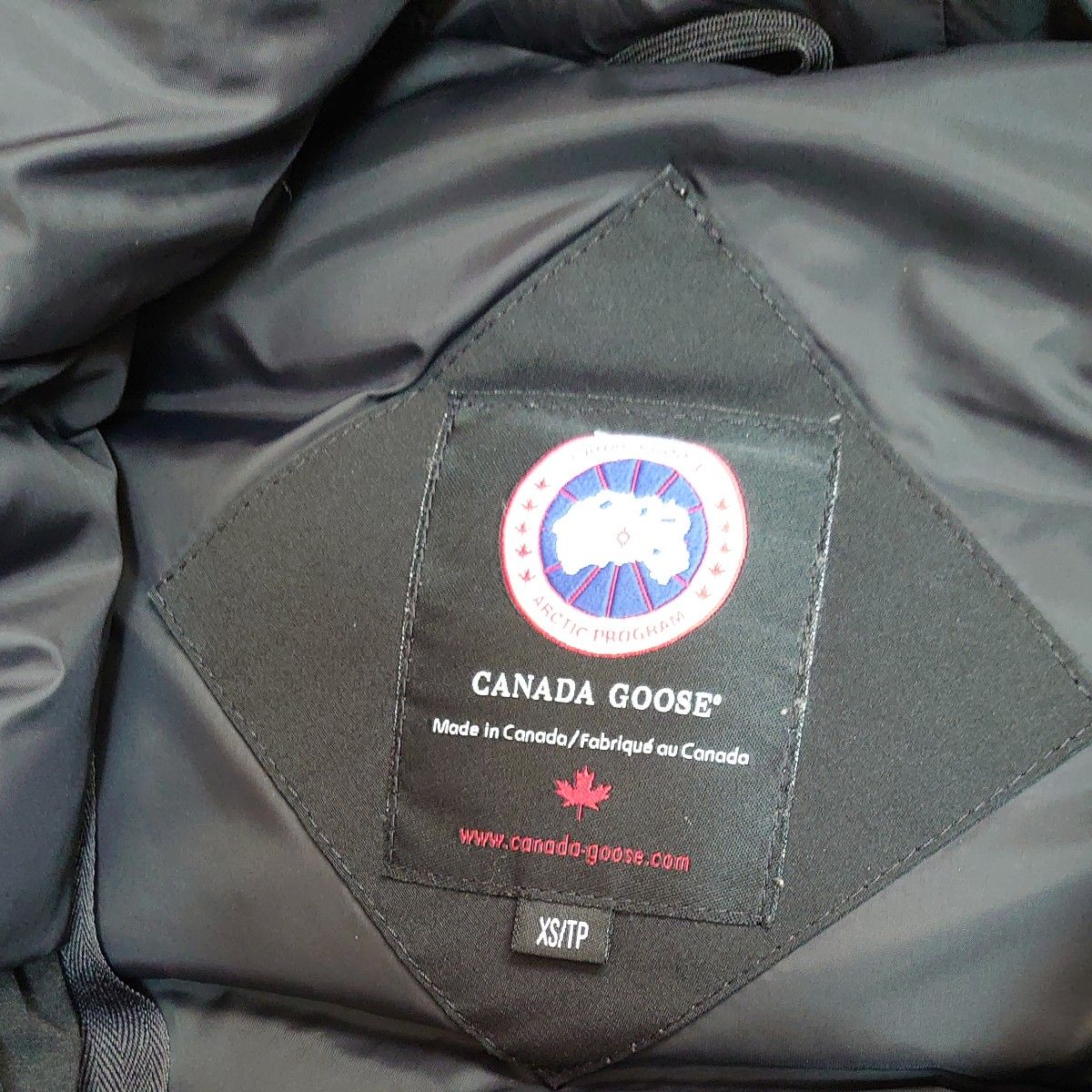【CANADA GOOSE】 カナダグース Charlotte Parka XSサイズ  ジャケット ショート丈 ブラック