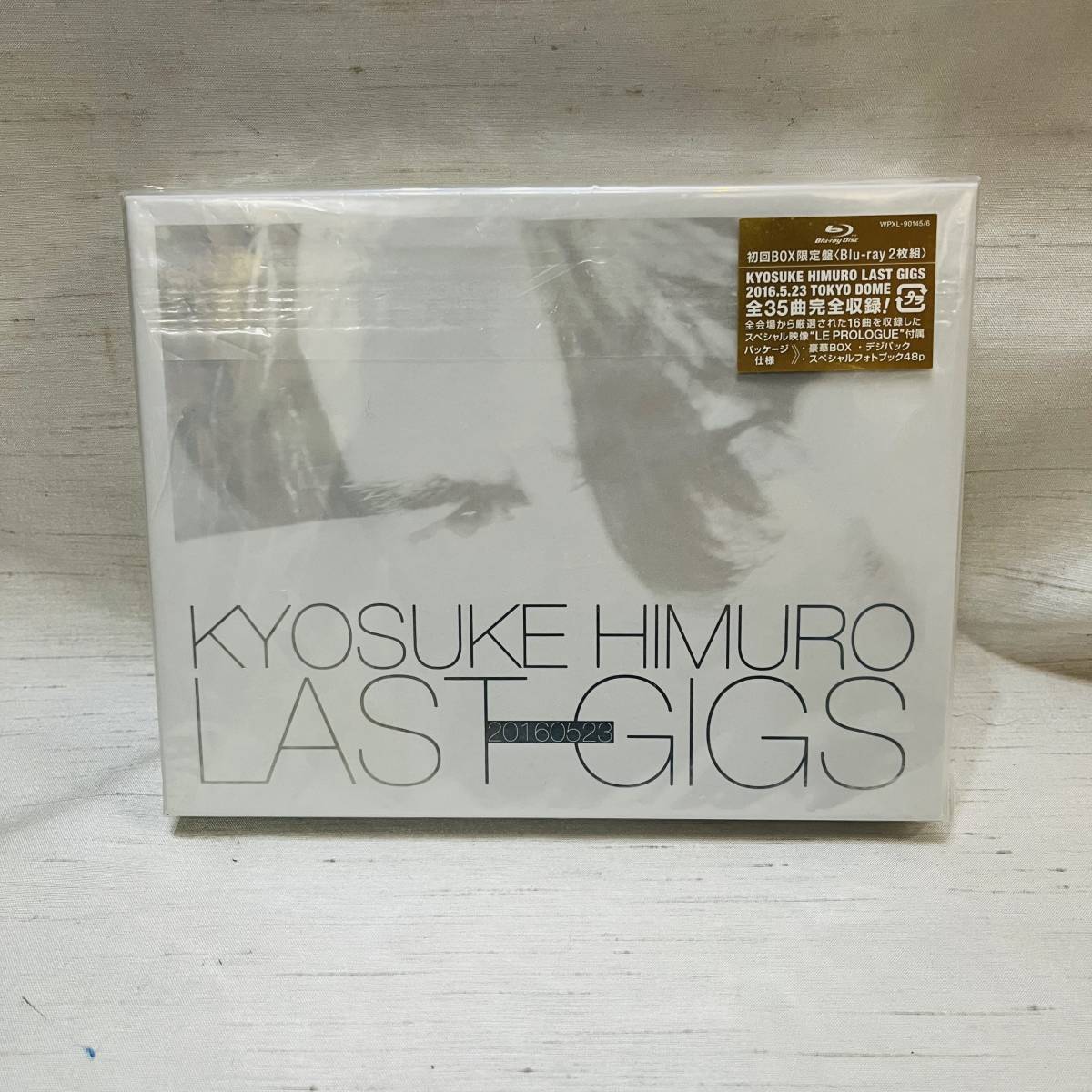 ● 【未開封品】KYOSUKE HIMURO LAST GIGS 氷室京介 2016年 Blu-ray 2枚 初回BOX限定盤 検) BOOWY ロック バンド_画像1