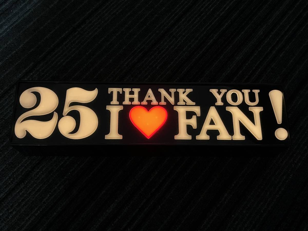 安室奈美恵 25周年 THANK YOU I LOVE FAN ! Finally Final Tour 2018 ライブ ルームランプ 爆安 99円スタート_画像1