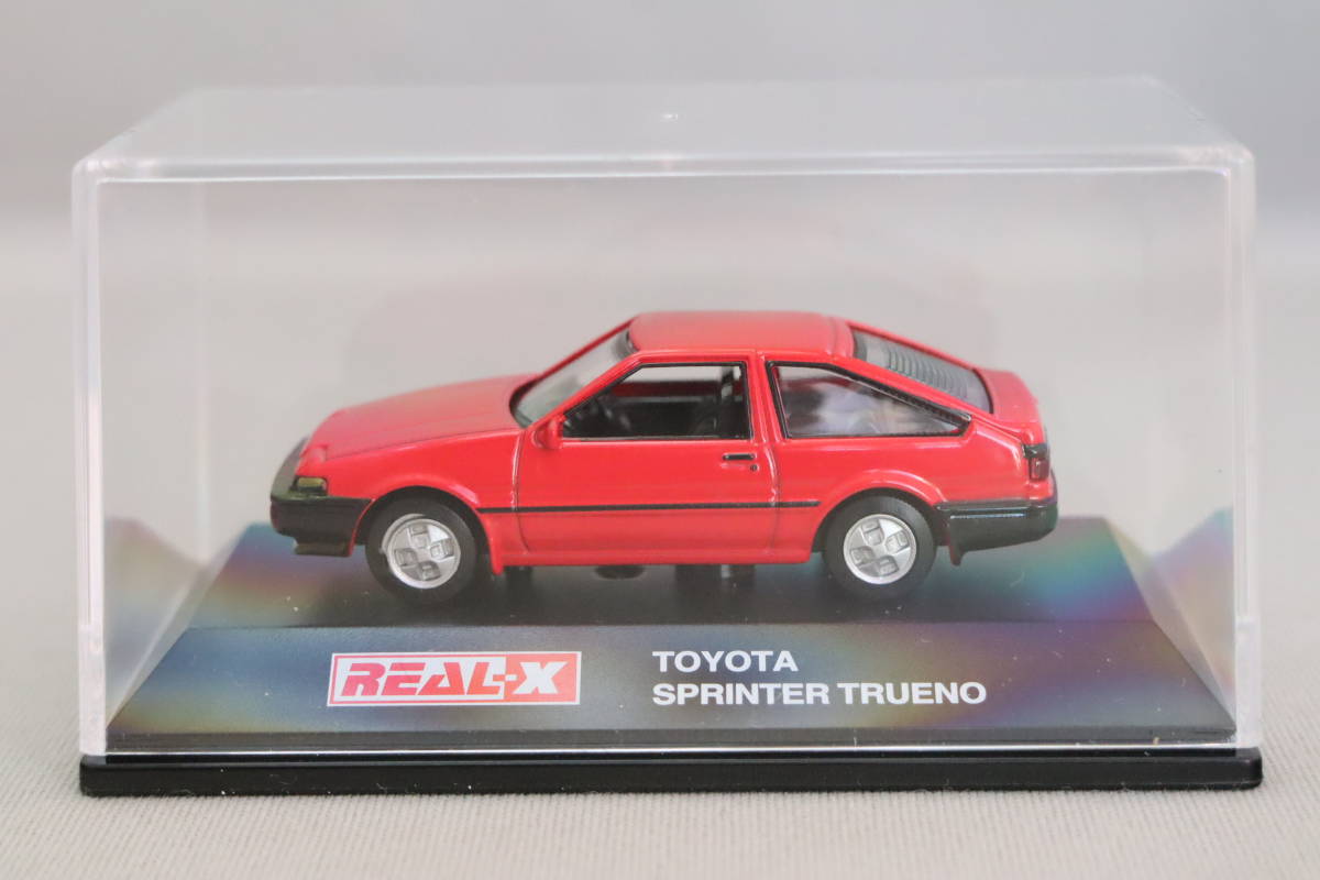 ヨーデル REAL-X トヨタ スプリンター トレノ 赤（AE86）1/72スケール_画像1