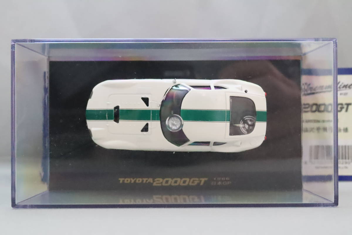 Qモデル トヨタ 2000GT グリーンストライプ 1966 日本GP 福沢号練習仕様（Q-MODEL Toyota 2000GT Green Stripe）1/43スケール_画像6