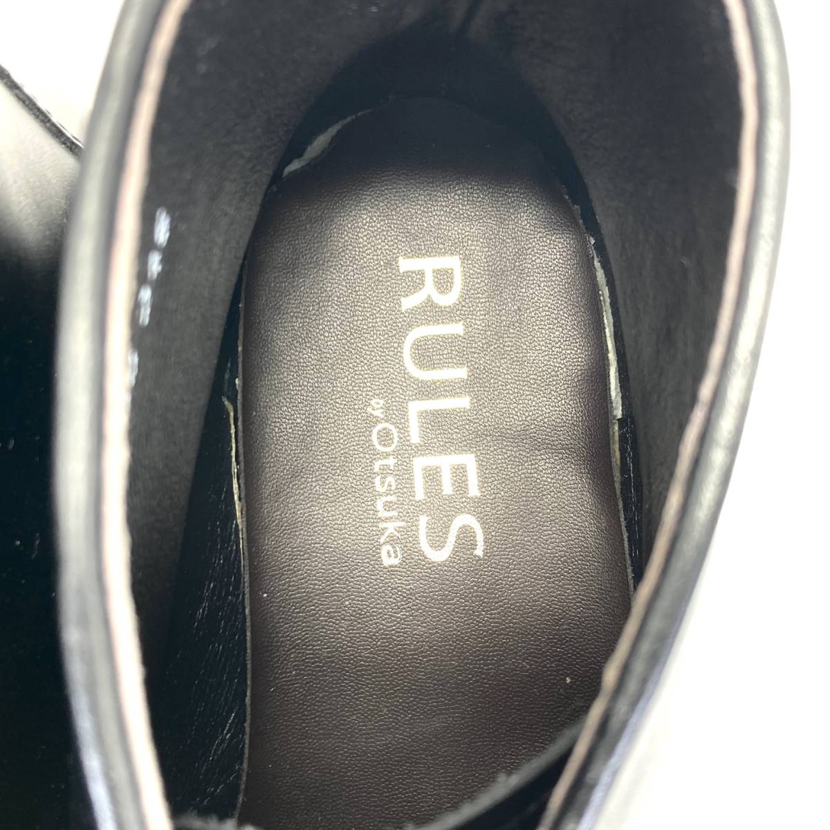 RULES by Otsuka 大塚製靴　チャッカブーツ　ブラック　24.5ｃｍ　新品未使用_画像8