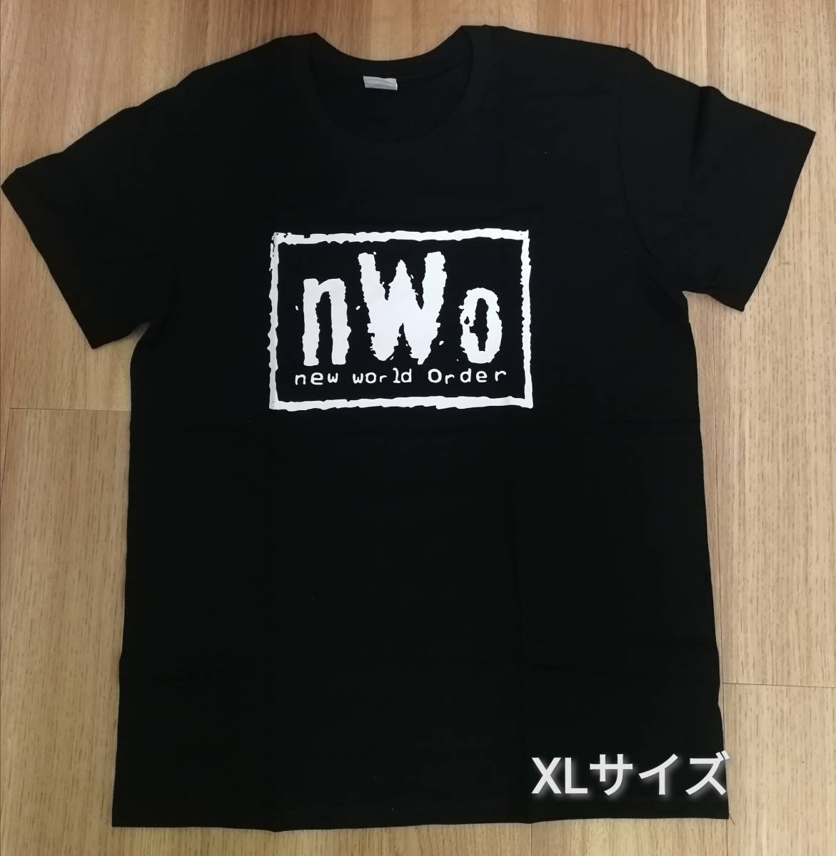 【新品】XLサイズ　nWo プロレスTシャツ ブラック　新日本プロレス 蝶野正洋 武藤敬司 天山広吉 ヒロ斉藤 狼軍団 ｗｃｗ wwe_画像1