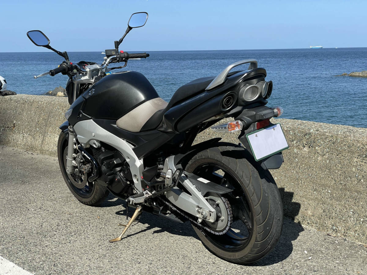 すぐ乗れます♪ GSR400ABS K7 2007年型 エンジンガード(GMスラッシュガード) ハリケーンハンドル (GooBike掲載中) 福岡より_画像10