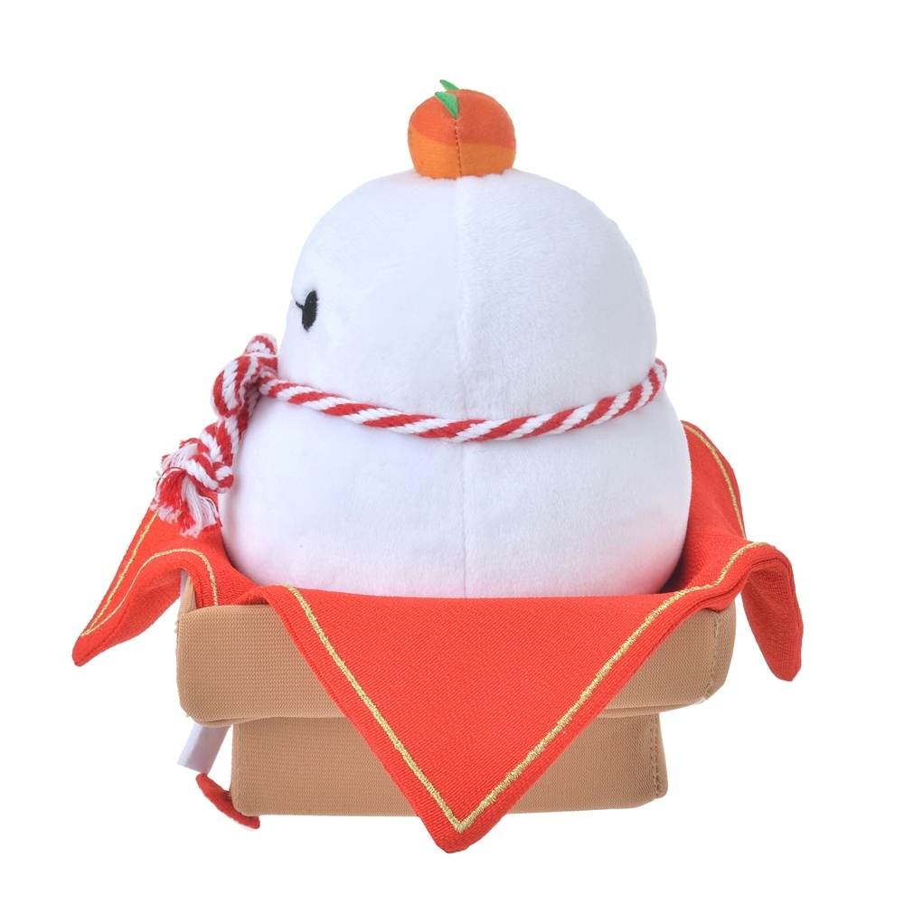 タグつき新品 ディズニーストア ベイマックス＆モチ ぬいぐるみ NEW YEAR Baymax 2024 鏡餅風 ぬいぐるみ ベイマックス_画像2