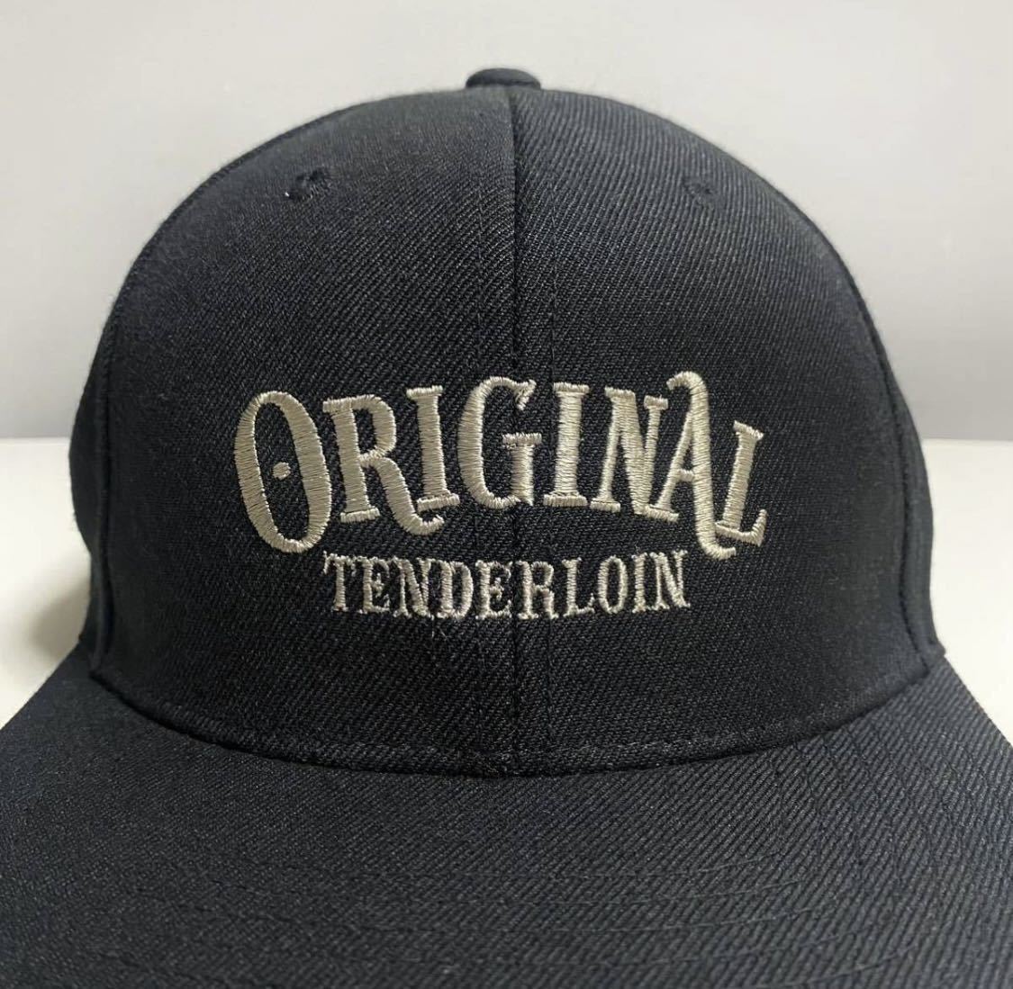 TENDERLOIN CAP OT BLACK テンダーロイン キャップ スナップバック ブラック 帽子 ハット FREE 刺繍 黒_画像2