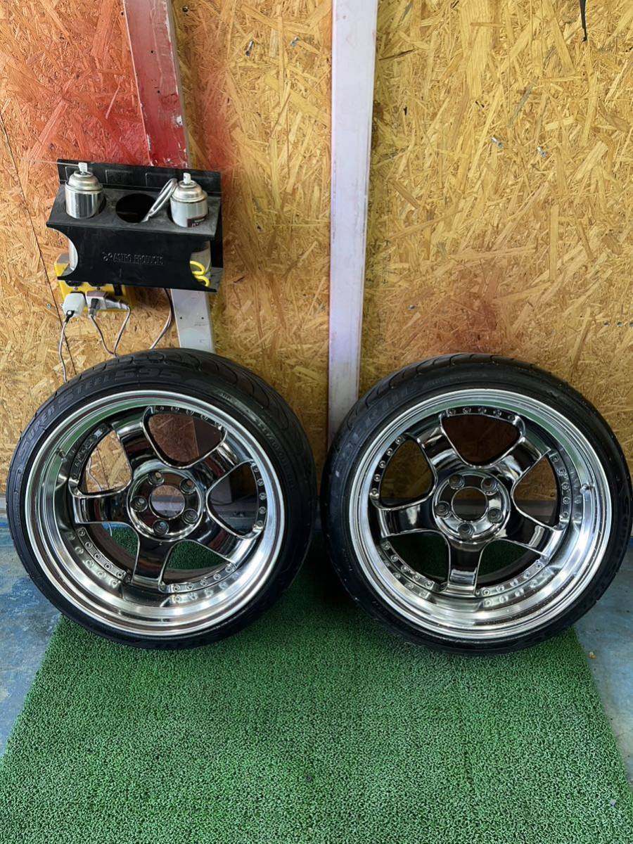 希少廃盤SSR SP 1 深リムssr sp1 18インチメッキ10J+24 SL 希少廃盤SSR SP 1 深リムssr sp1 18インチメッキ10J+24 SL