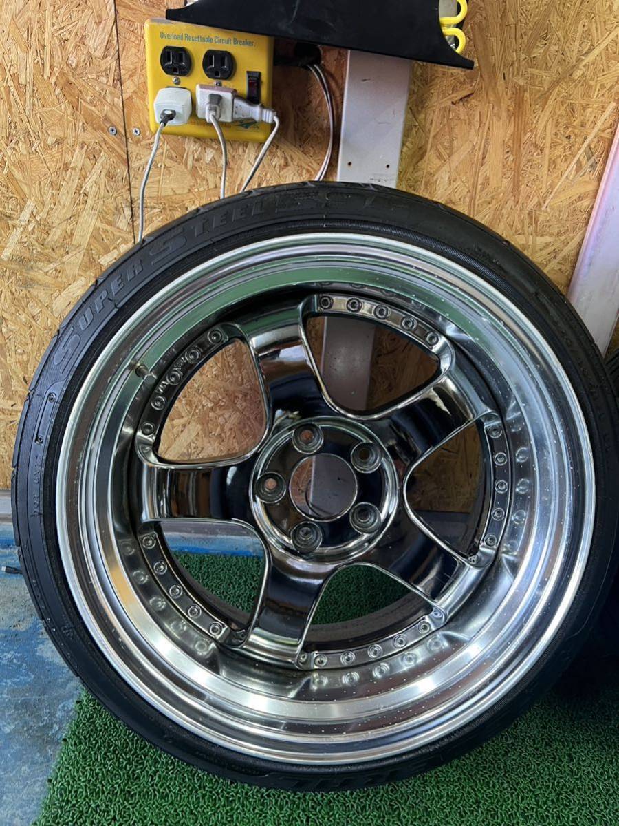 希少廃盤SSR SP 1 深リムssr sp1 18インチメッキ10J+24 SL 希少廃盤SSR SP 1 深リムssr sp1 18インチメッキ10J+24 SL
