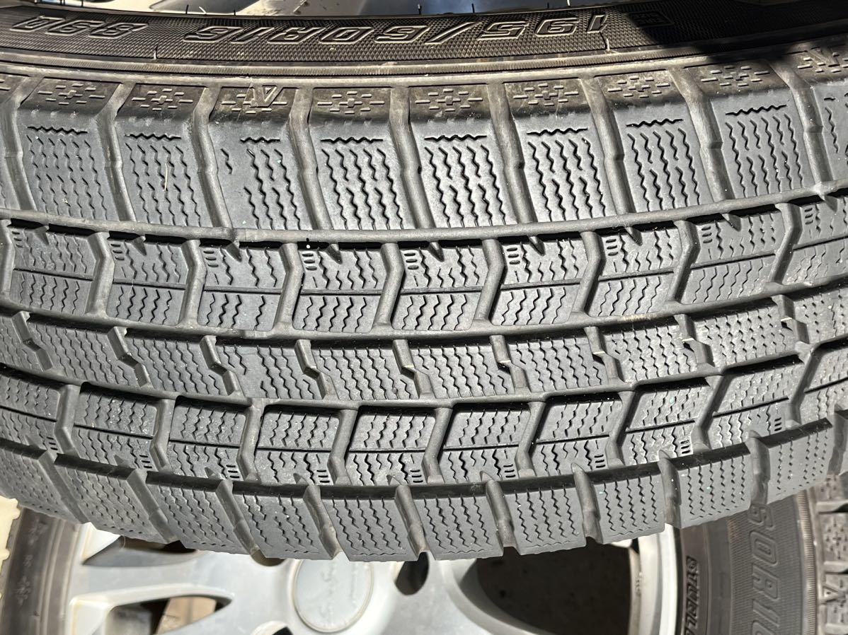 【USED】グッドイヤー アイスナビ7 ICE NAVI 7 スタッドレス 195/60 R16 2018年製 6.5J-16 ホイールセット4本 セレナ等に_画像10