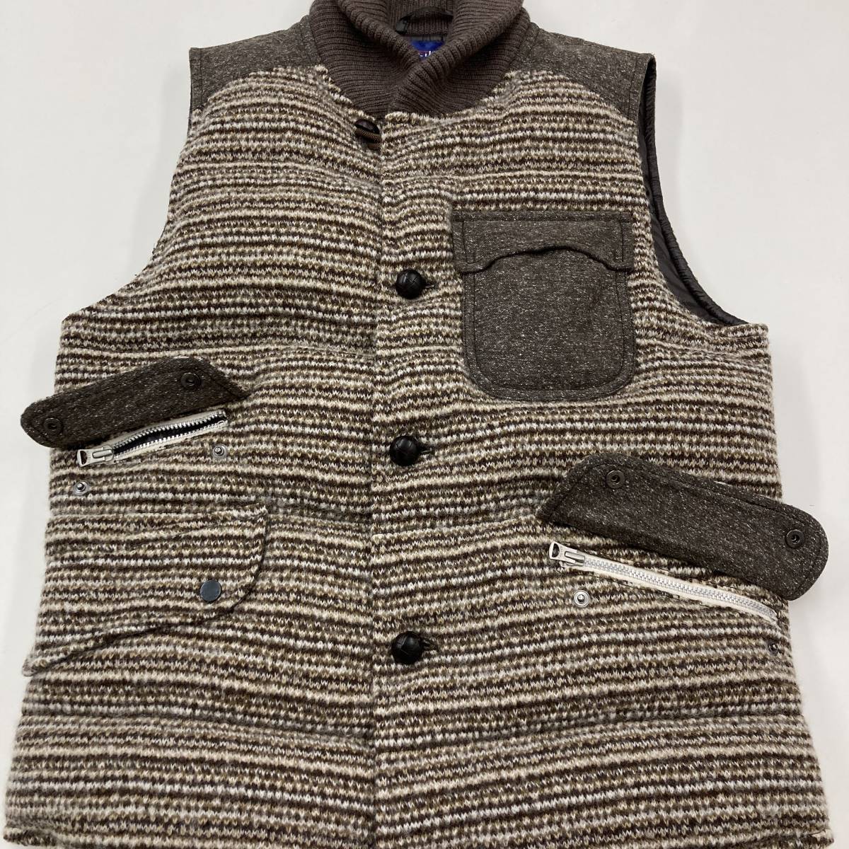 JUNYA WATANABE MAN × DUVETICA wool knitted down vest Junya Watanabe Duvetica jacket blouson archive 3120088