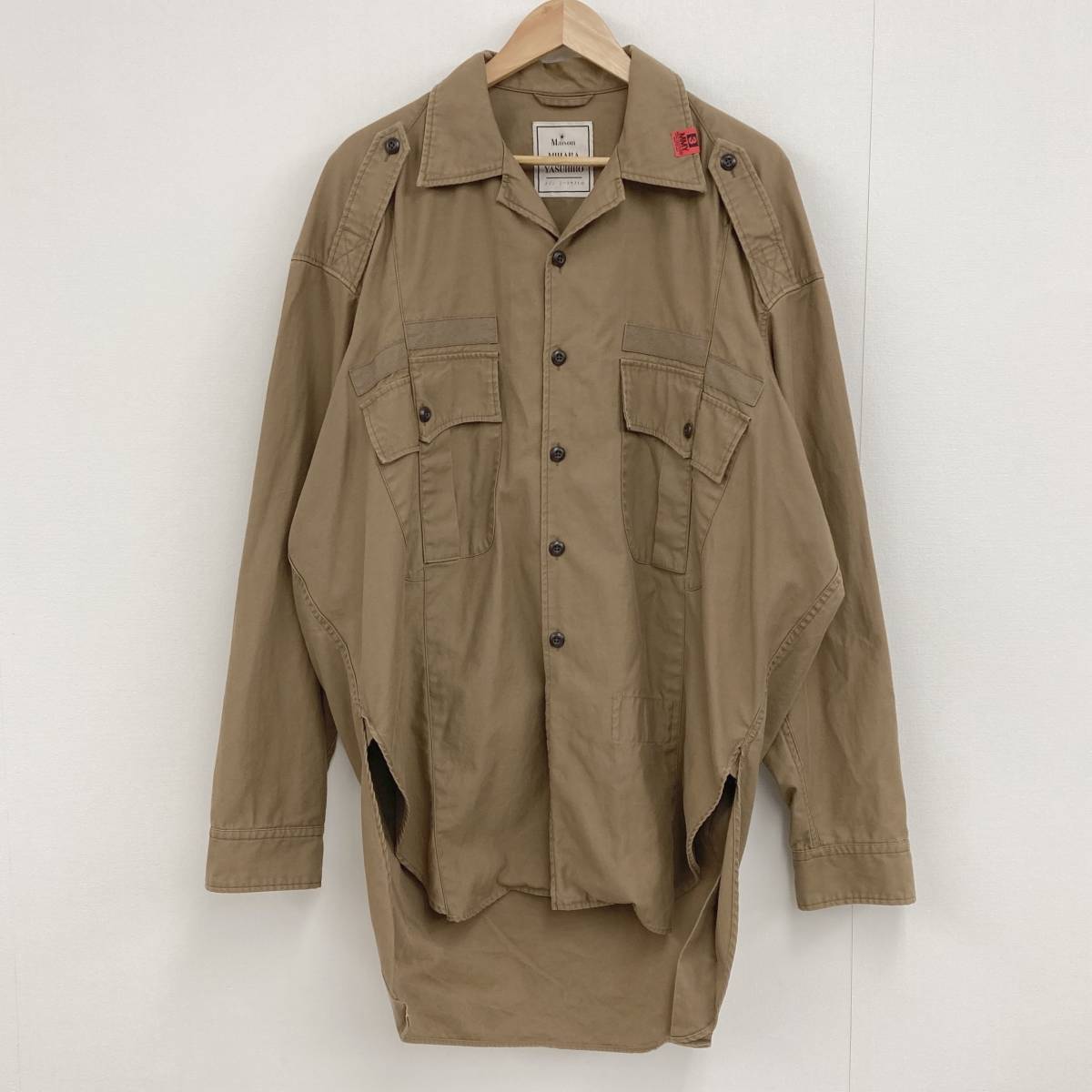 Maison MIHARA YASUHIRO 再構築 変形 ミリタリーシャツ 44 オーバーサイズ メゾンミハラヤスヒロ 長袖シャツ ジャケット archive 3120196