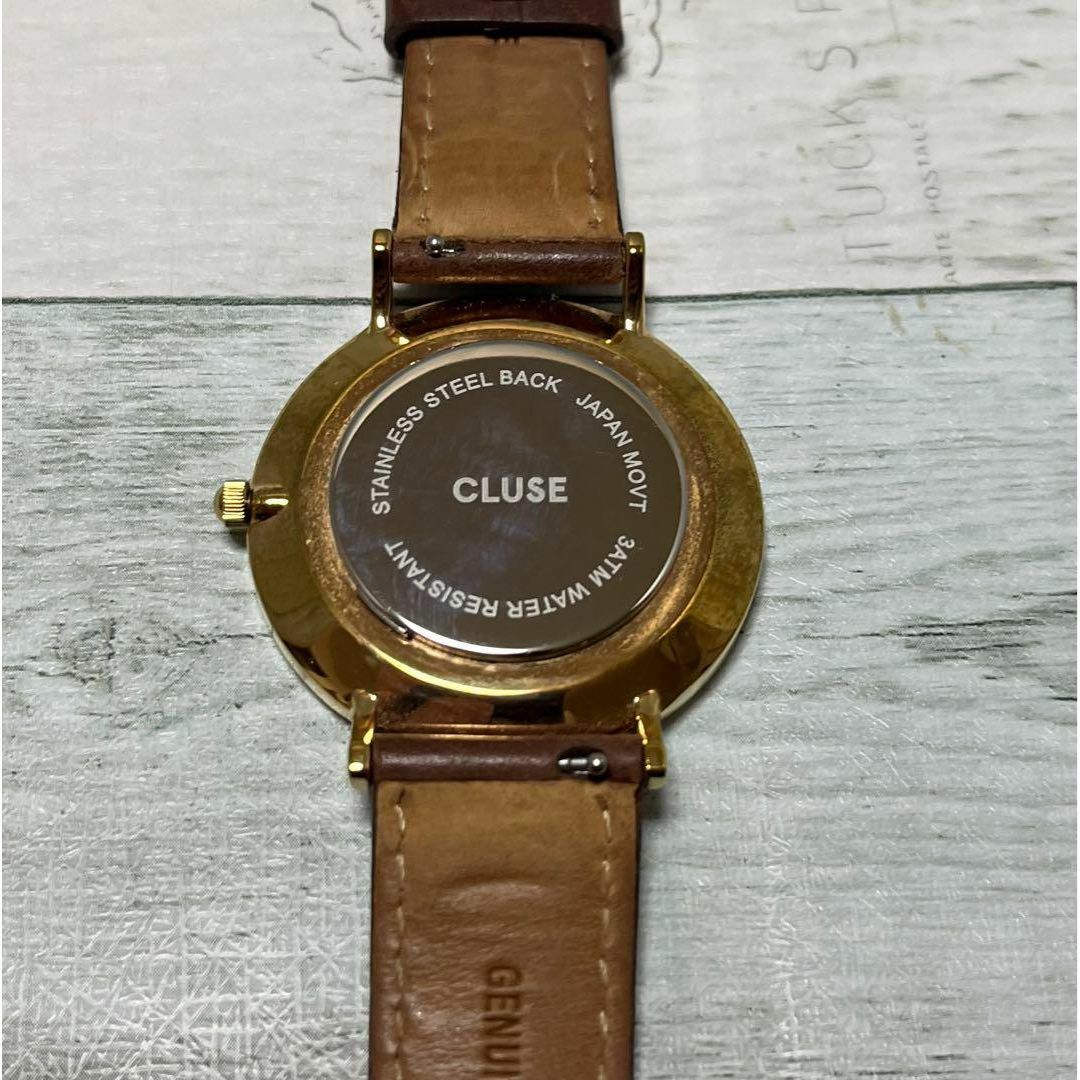 クルース CLUSE 腕時計 レザーベルト 換えベルト ケース付 ブラウン 黒_画像4