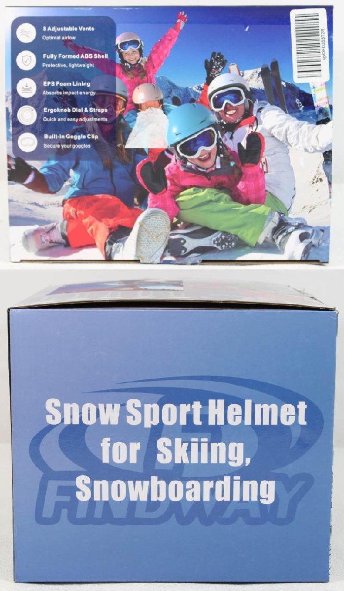 □現状品□ FINDWAY フィンドウェイ Snow Sport Helmet MODEL:605 スノースポーツヘルメット Sサイズ ※使用感なし (2821928)_画像8