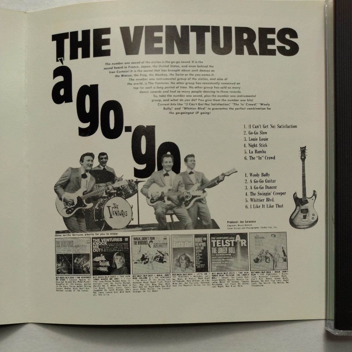 CD The Ventures/The Fabulous Ventures&The Ventures A Go-Go 2 LPs on 1 CD USA ONE WAY RECORDS EMI-Capitol Music Special Markets_画像6