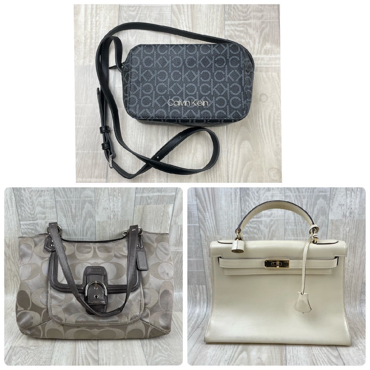 USED バッグ まとめ 13点 COACH PORTER Calvin Klein MICHAEL KORS MULBERRY dazzlin Pinky&Dianne Samantha ハンド トート ジャンク品_画像2