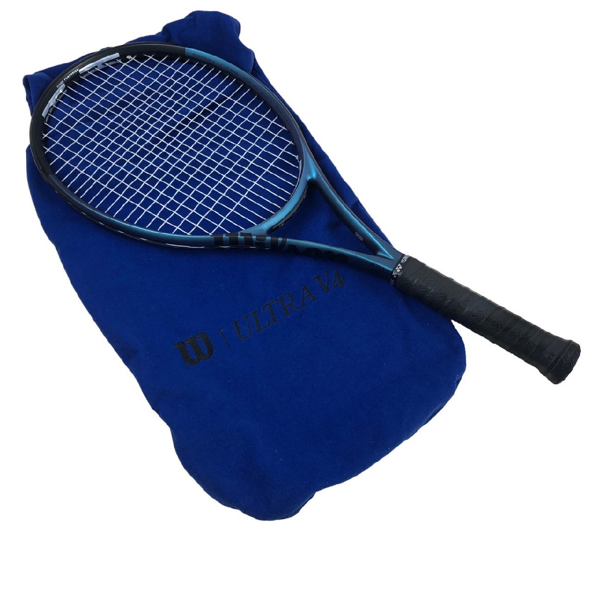 USED YONEX ヨネックス テニス ラケット Wilson ウイルソン W ULTRA ウルトラ V4 100L 2 グリップ 4 1/4 ブルー スポーツ スポーツ用品_テニス ラケット Wilson W ULTRA 100L V4