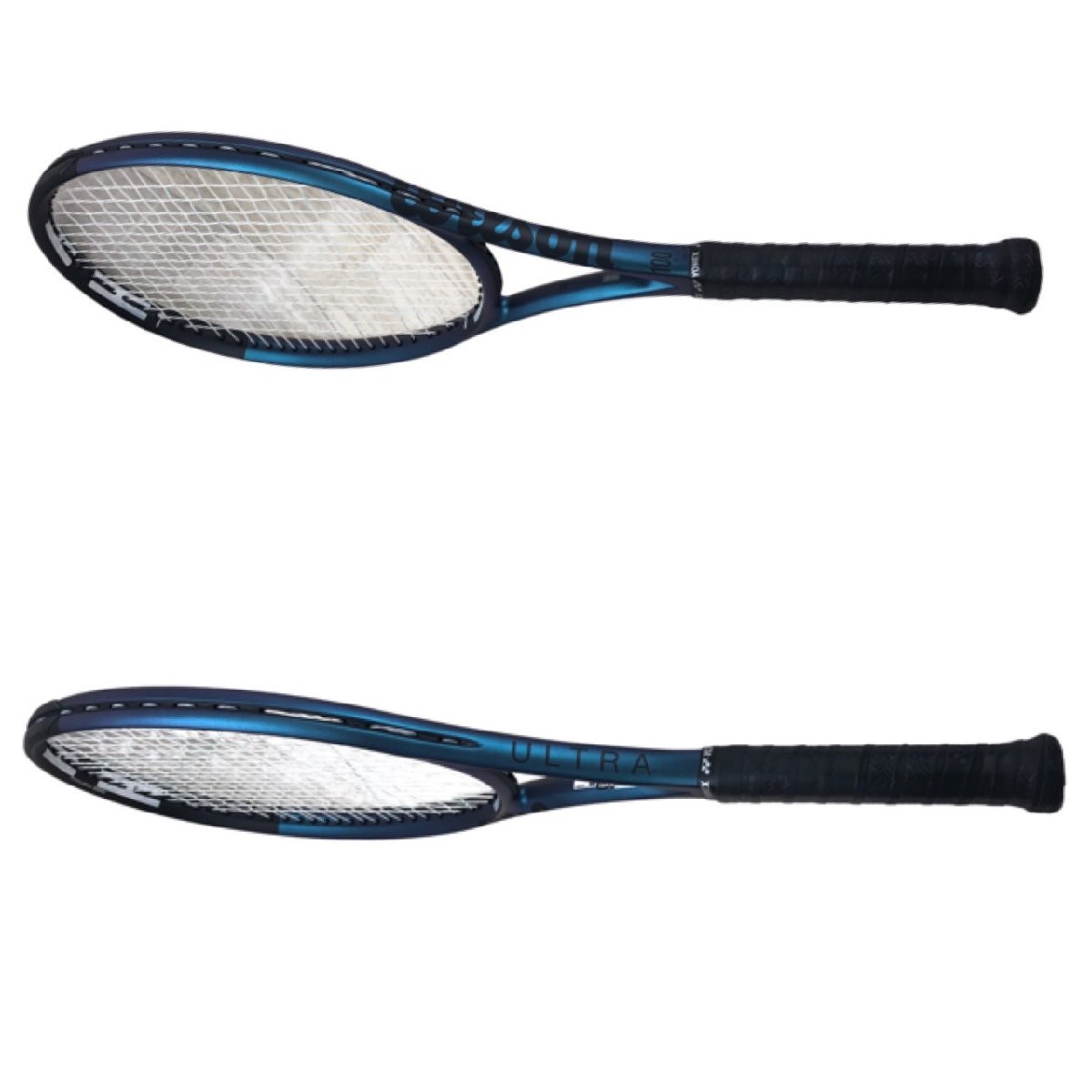 USED YONEX ヨネックス テニス ラケット Wilson ウイルソン W ULTRA ウルトラ V4 100L 2 グリップ 4 1/4 ブルー スポーツ スポーツ用品_画像2