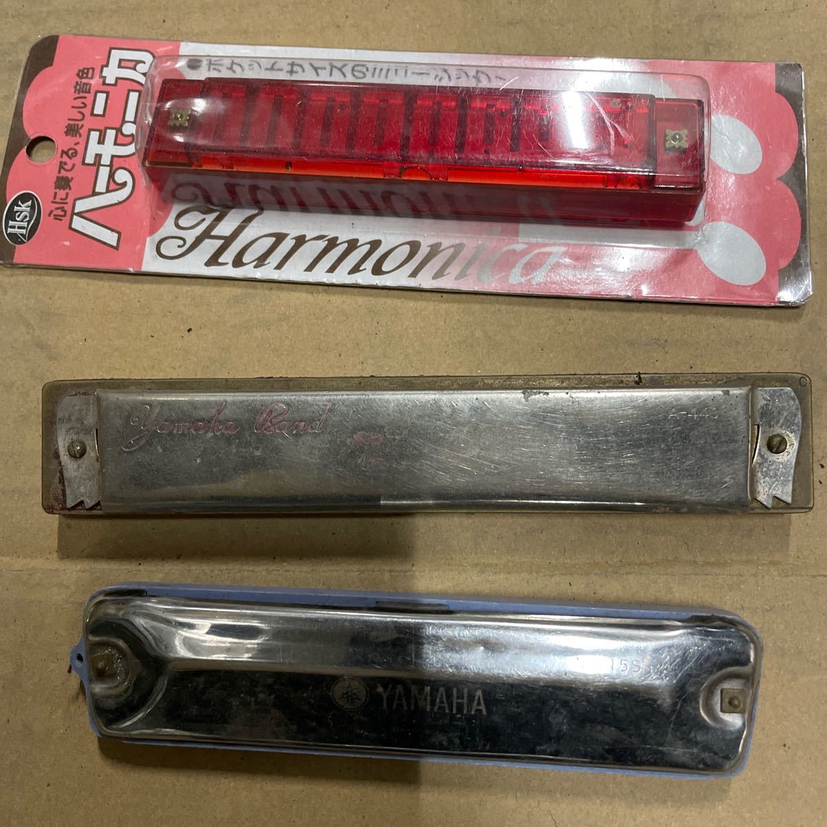 [E-94]( junk ) harmonica Vintage wind instruments 4 point set set sale 