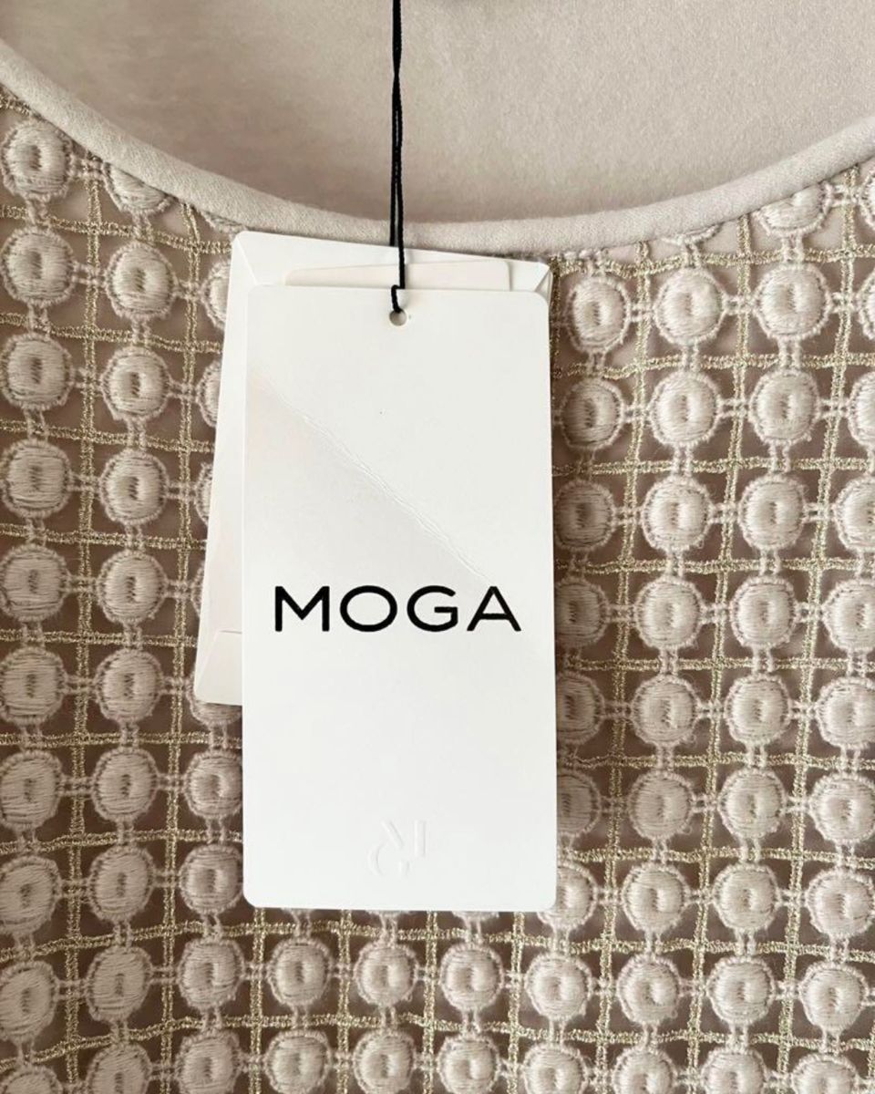 新品タグ付き MOGA モガ ウール レース切替え トップス ゆったりシルエット