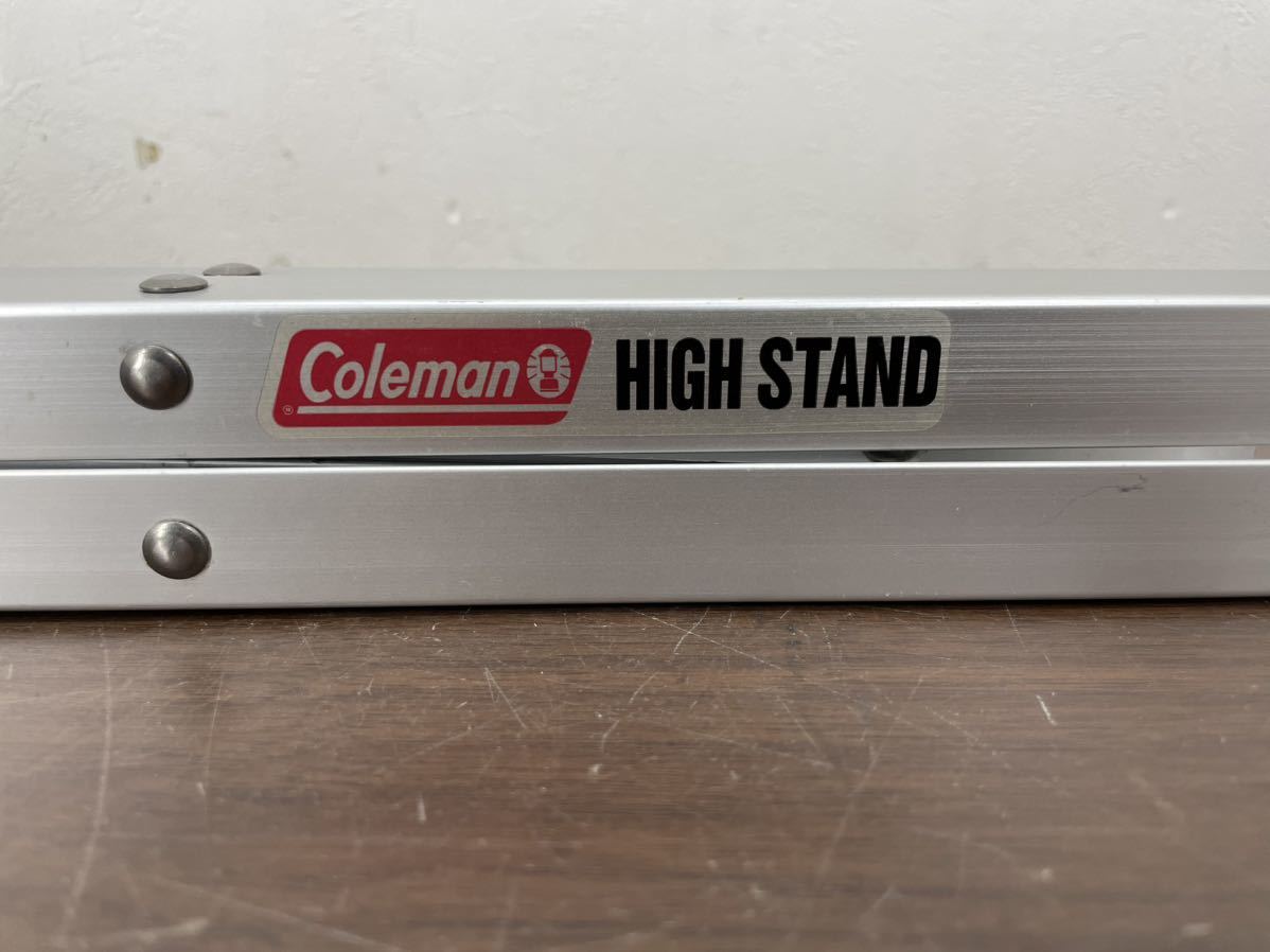 11Z1d 廃盤 Coleman コールマン ハイスタンド 149B5411 ツーバーナー クーラボックス グリルスタンド 台 キャンプ アウトドア_画像7