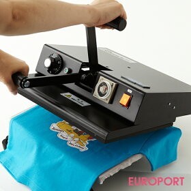  manually operated small size iron Press machine Kabuto PCA-3223 shirt print 