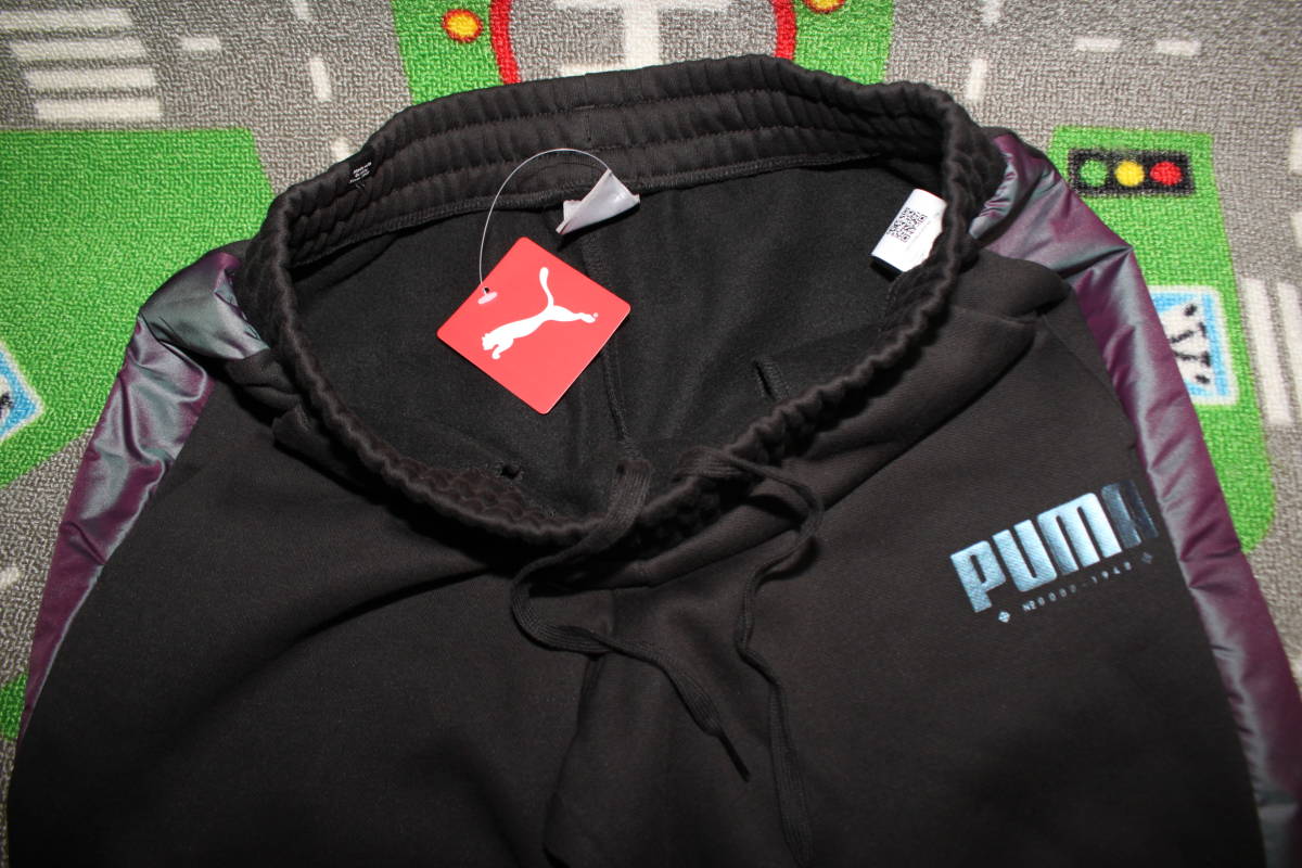 未使用プーマPUMA　メンズXL　裏起毛　スウェットパーカー＆ジョガーパンツ上下セット　送料無料即決_画像7