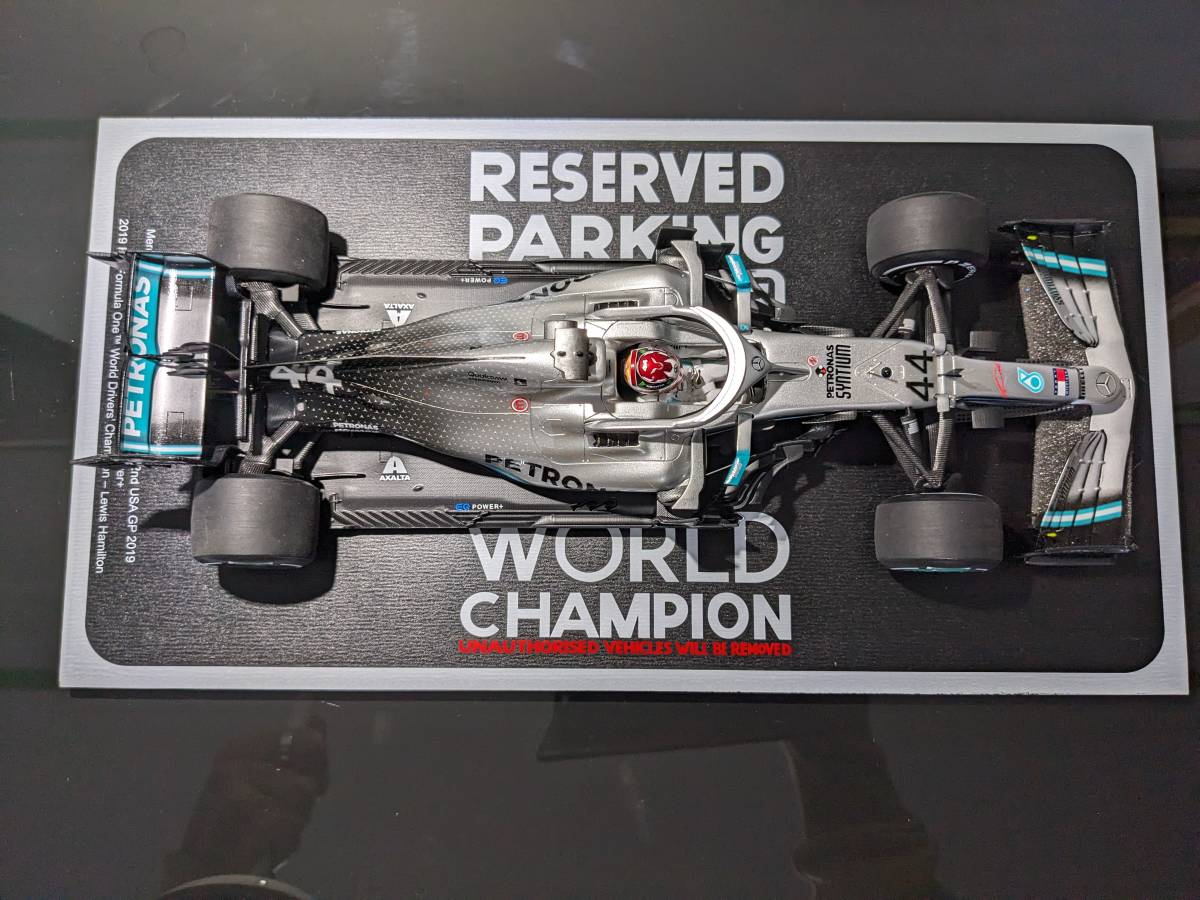 spark スパーク 1/18 Mercedes-AMG Petronas Motorsport 2nd USA GP 2019 Lewis Hamilton_画像4