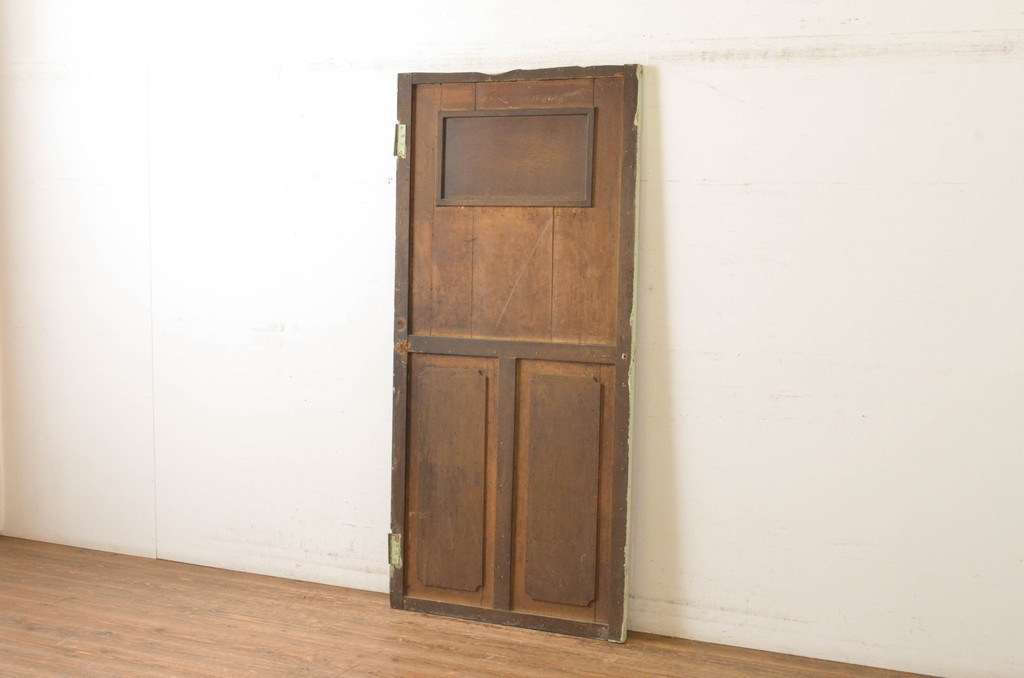 R-065364　アンティーク建具　レトロな雰囲気あふれるドア1枚(扉、木製ドア、開き戸)(R-065364)