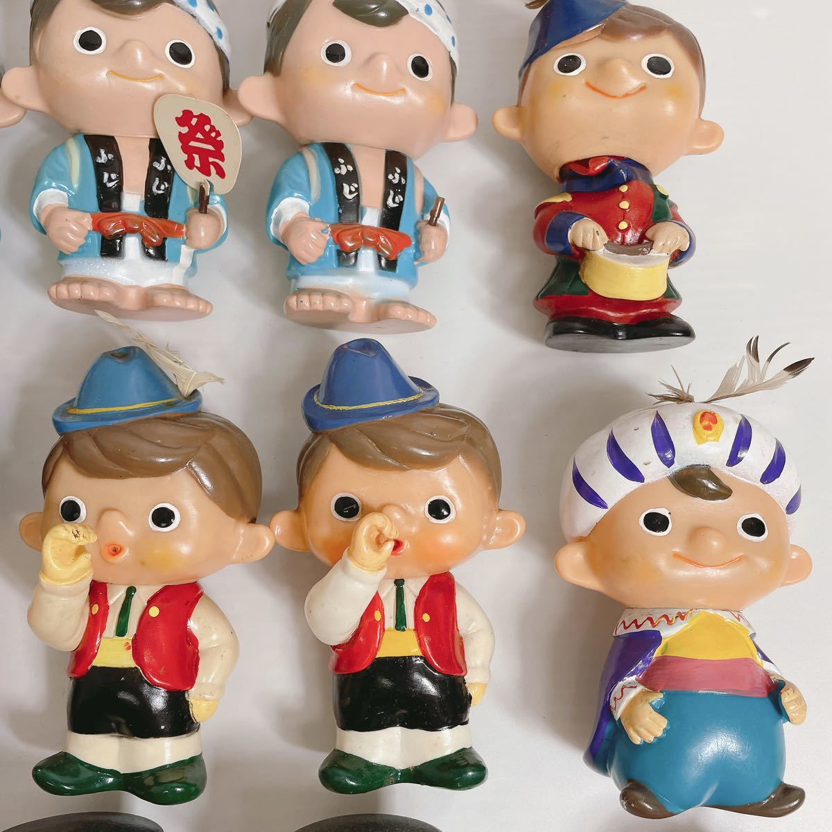 【オンラインショップ】 富士銀行 ◇まとめて44点 ソフビ ミラーマン ぼくちゃん 貯金箱 キャラクター