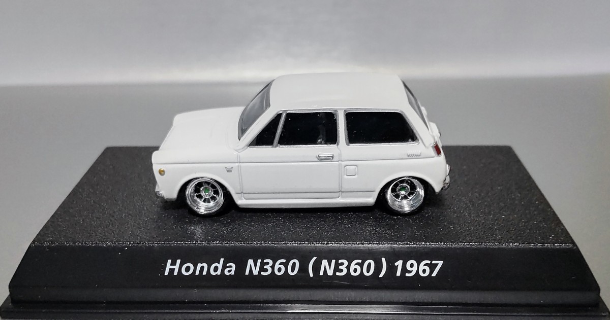 希少 レア 1/64 絶版 名車 コレクション ホンダ N360 改 エヌコロ Nコロ 深リム ハヤシ シャコタン カスタム 改造 軽四 軽自動車 元箱有り_画像10