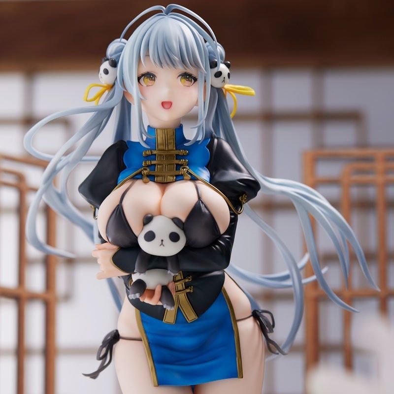 新品未開封　ぱんだちゃん　チャイナドレス　完成品　セクシー　かわいい　美少女　美乳　巨乳　豊満　フィギュア