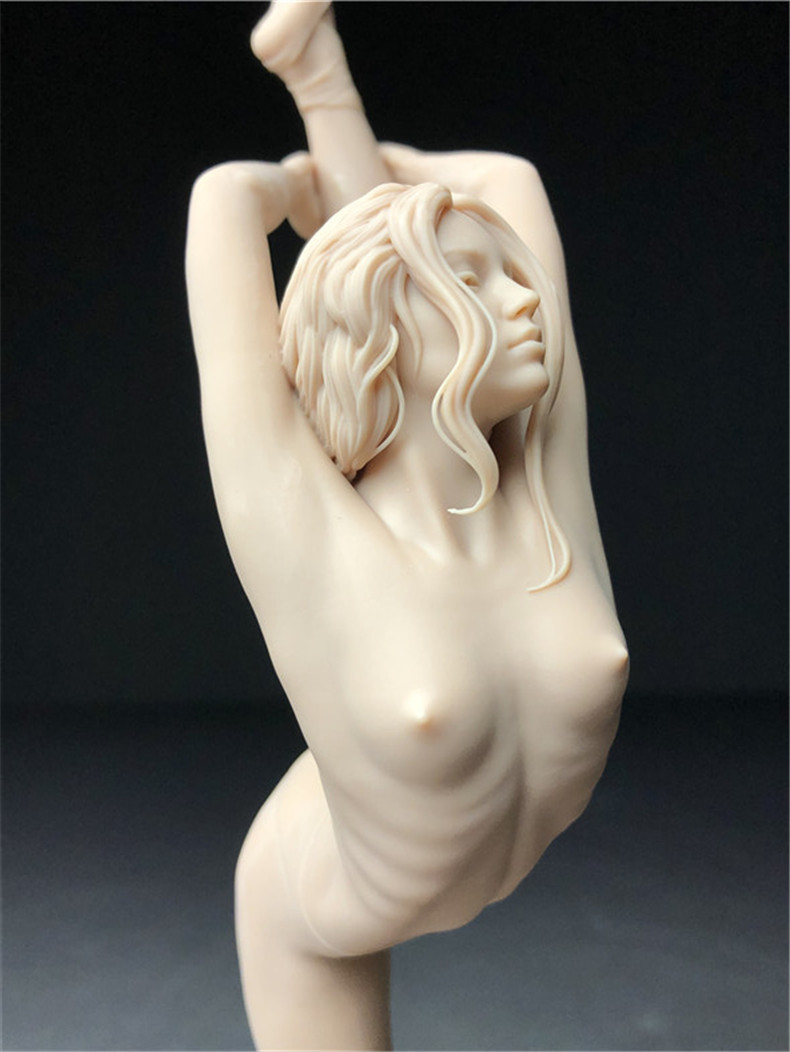 樹脂製　西洋彫り　女神　ヌード　デッサン人形　女性　少女　フィギュア　美人　裸婦　仏像　置物　　重さ約125ｇ_画像7