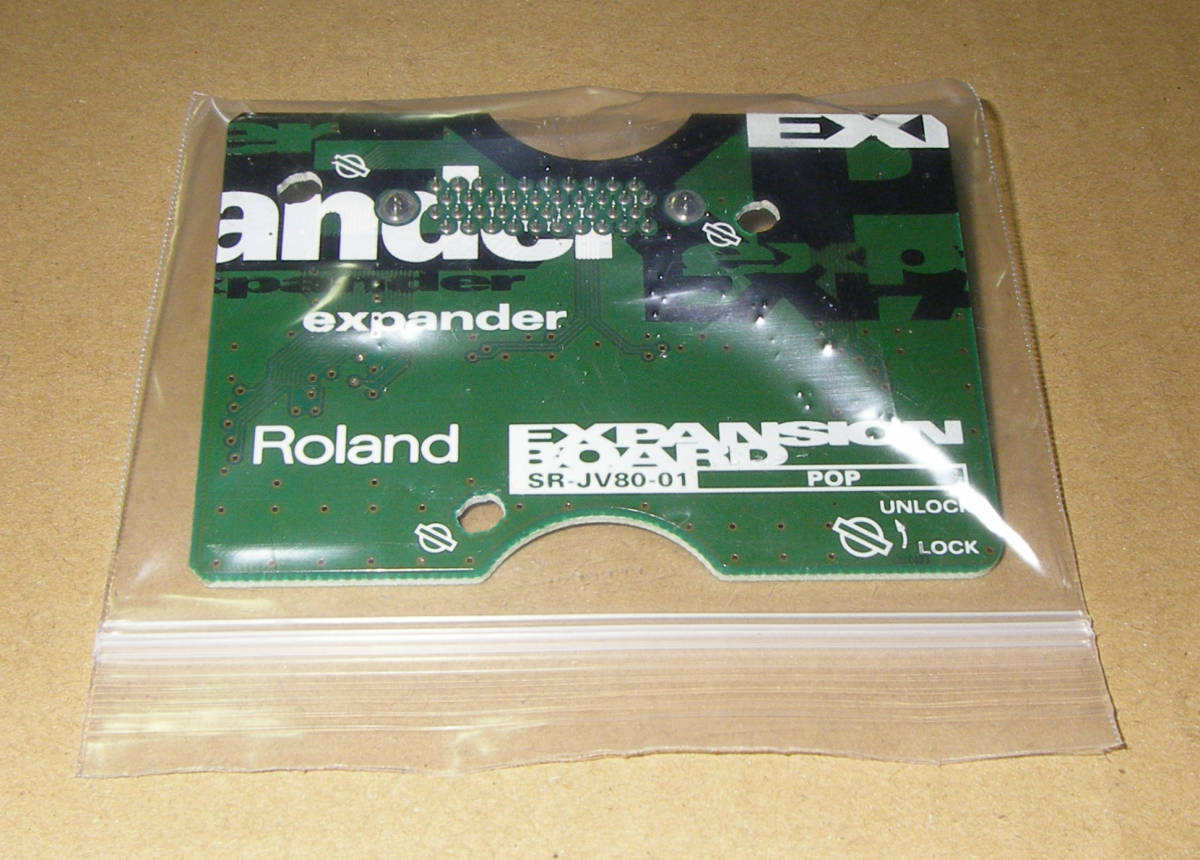 *Roland EXPANSION BOARD SR-JV80-01 POP*OK!!*MADE in JAPAN*