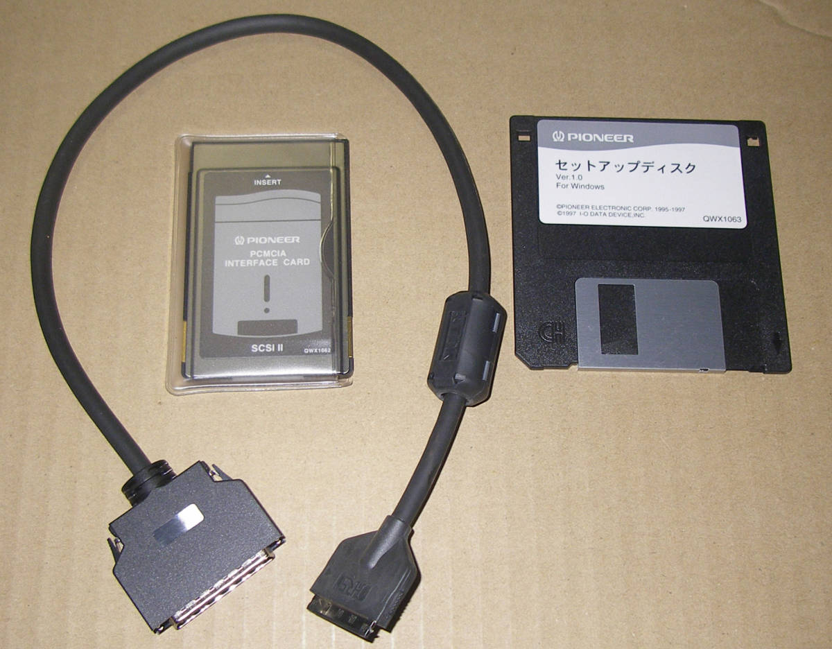 ★PIONEER PCMCIA INTERFACE CARD SCSI-2★_画像1