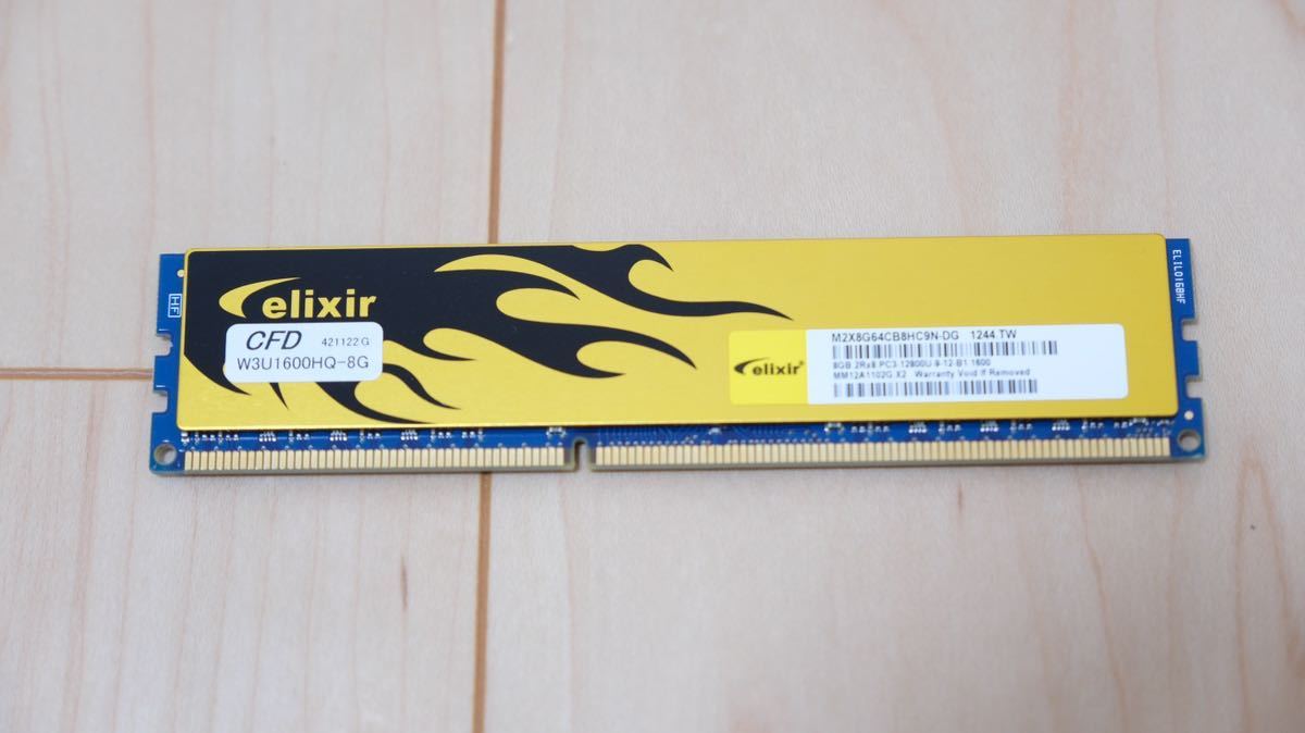DDR 3 CFD ELIXIR 8GB × 4 動作確認済_画像3
